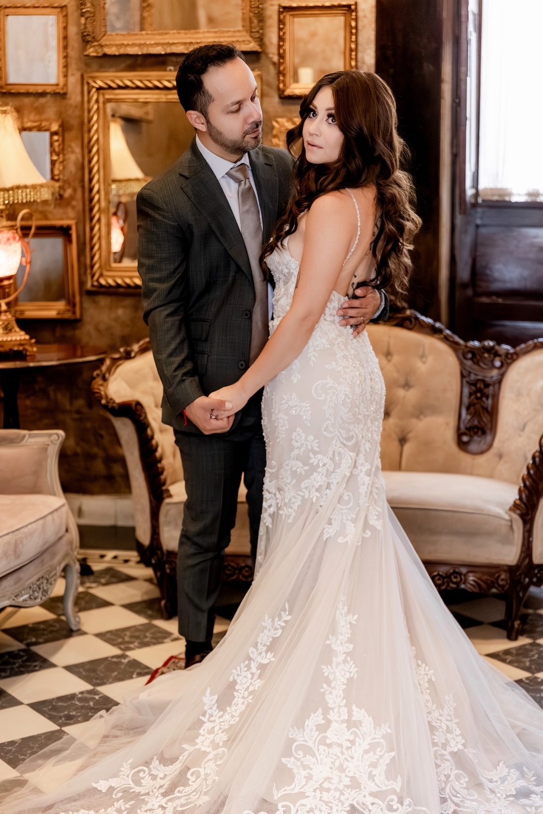 Retrato editorial de Dulce y Arturo en Casa Pedro Loza, Guadalajara